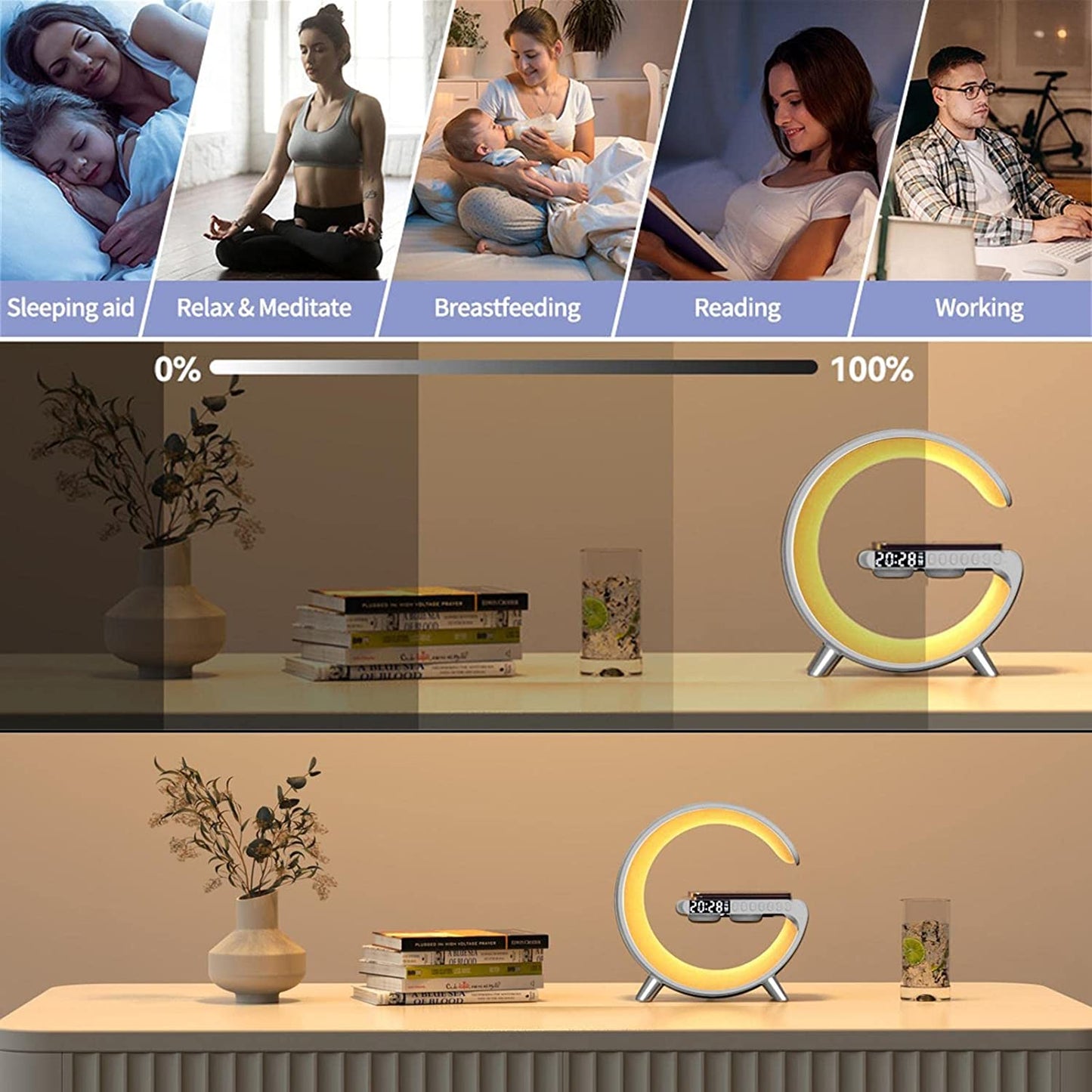 Lâmpada Carregadora Inteligente 🌙📱