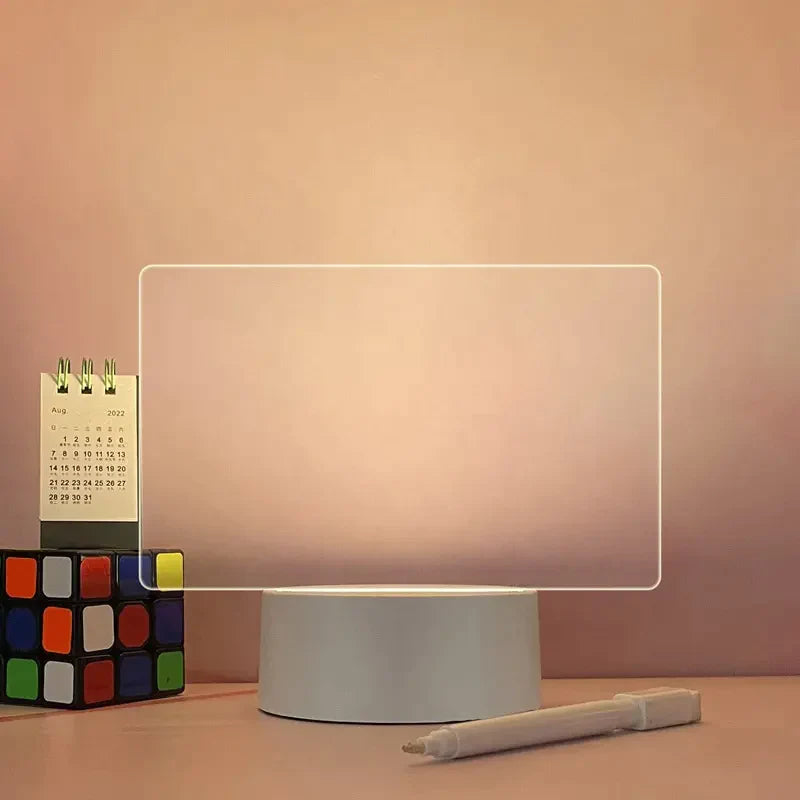 Quadro de Notas LED ✨🖍️