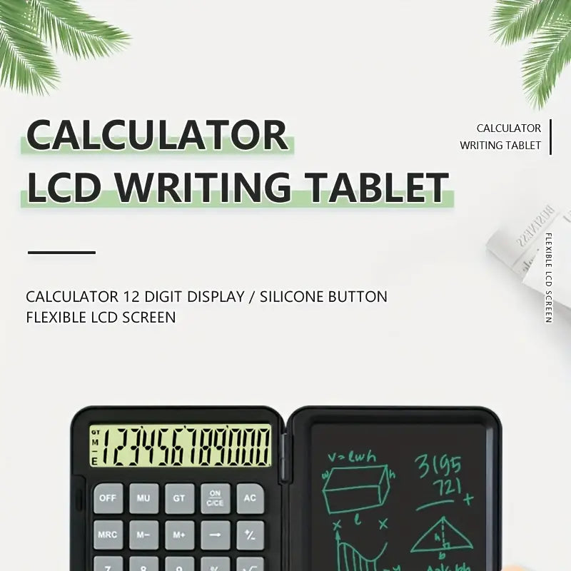 Calculadora LCD com Bloco de Notas ✏️📟