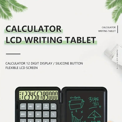 Calculadora LCD com Bloco de Notas ✏️📟